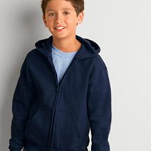 GILDAN Heavyweight Blend Youth Full Zip Hooded Sweatshirt